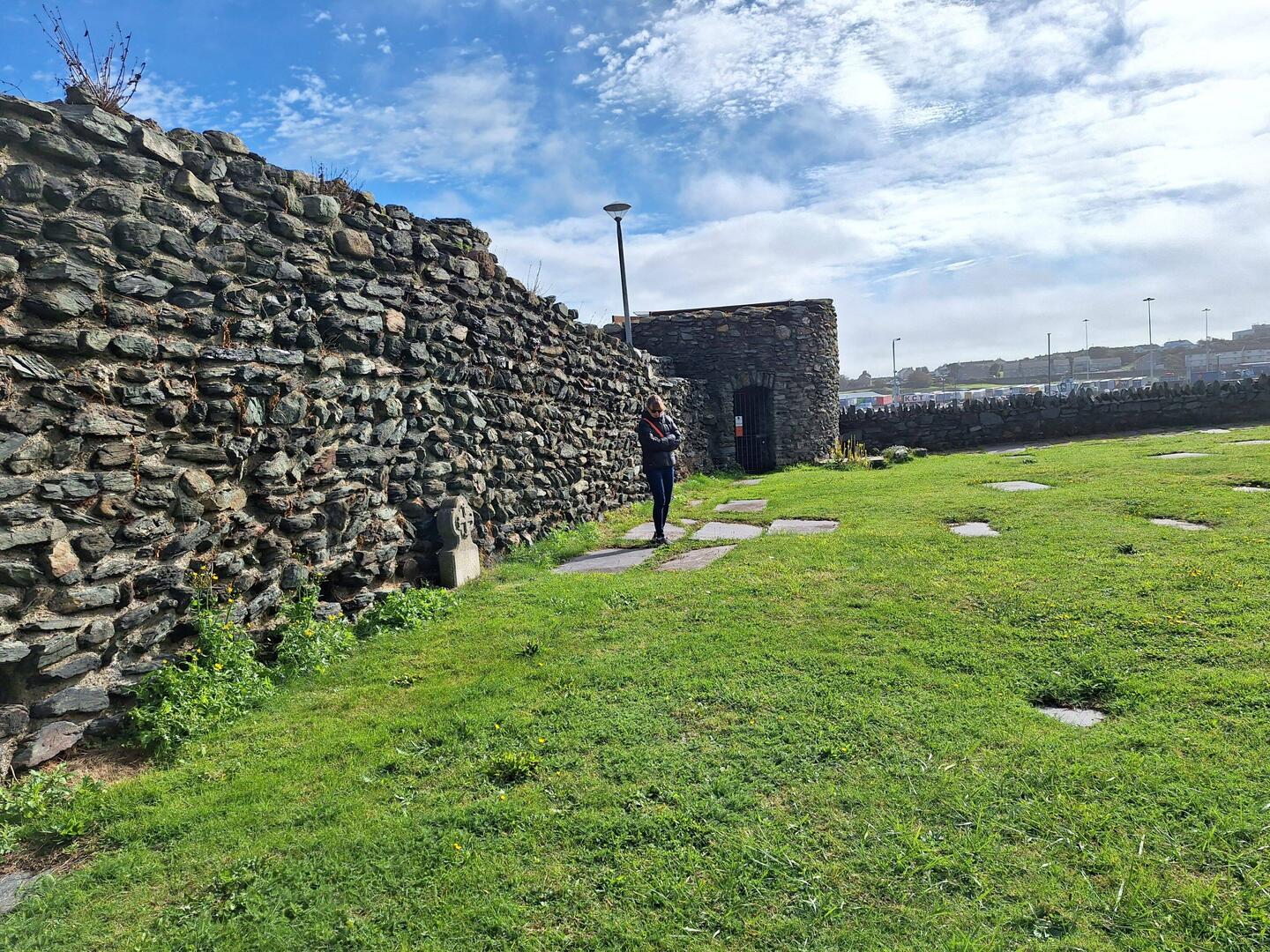 Disappointing Roman walls Holyhead
