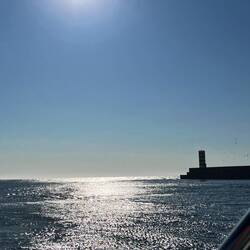 Die Mündung in den Atlantik