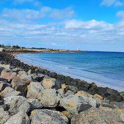 direkt an der Kaimauer