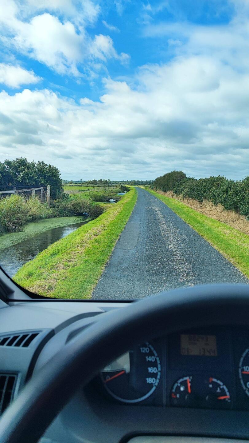 Wenn was entgegen kommt, weißt Du nicht wohin 🤷
