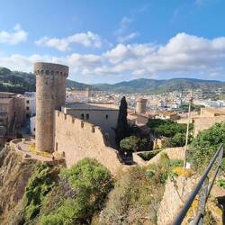 View of the wall from the top