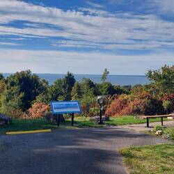 Blick vom Campground auf den Lake Ontario