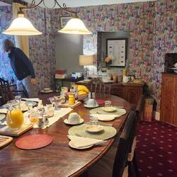 Breakfast in the dining room