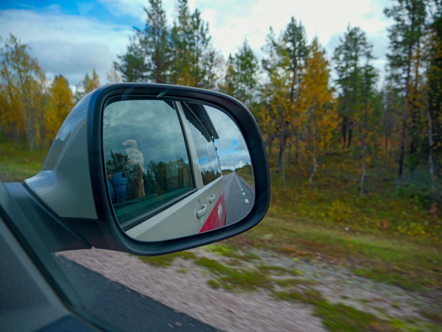 Blick aus dem Auto