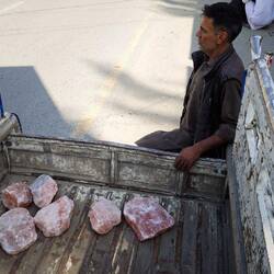 ... und Steine aufgeladen