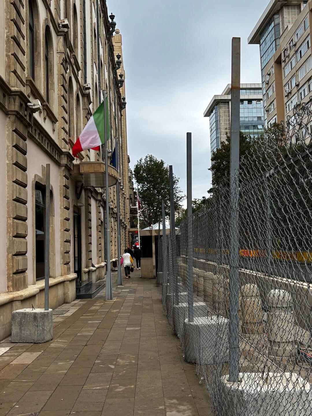 Fences are up