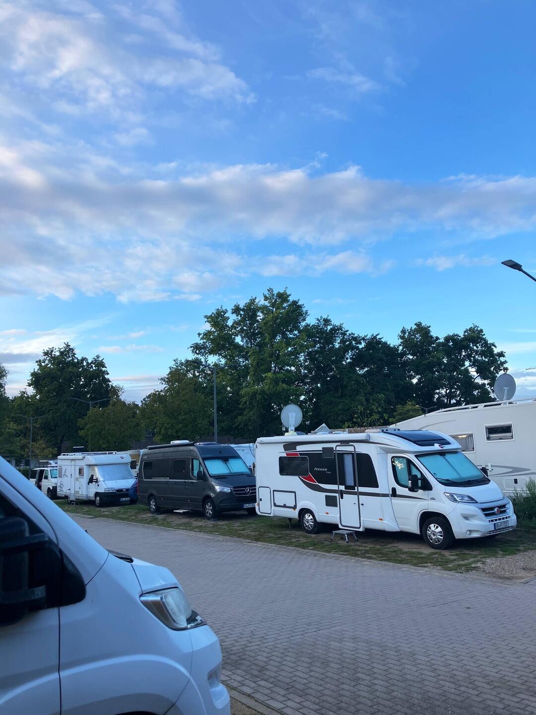 Der Morgen zeigt sich freundlich. 7h in Bamberg