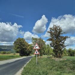 Onderweg naar Esztergom.