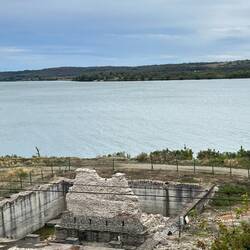 Reste der Trajan-Brücke