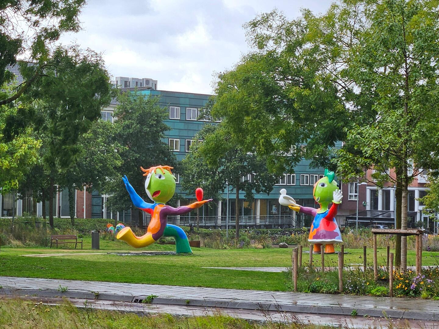 Von unserem Warteplatz aus sahen wir das