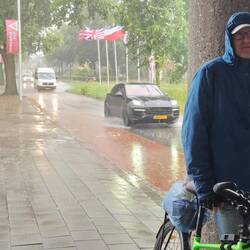 Da stand das Wasser auf der Straße