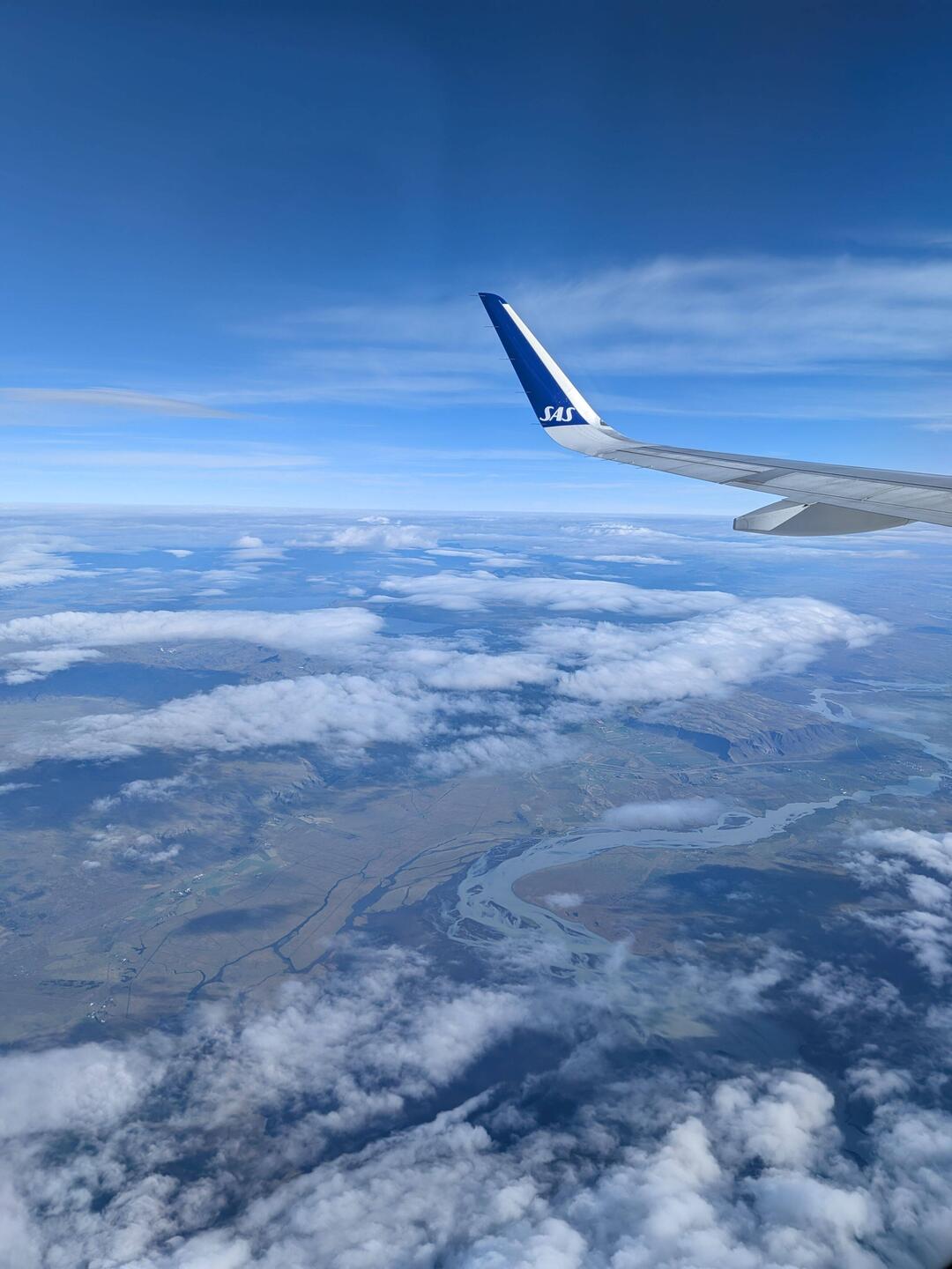 Letzter Blick auf Island (Blick auf den Ölfusá)