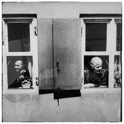 Kopie eines alten Fotos, früheres Leben.