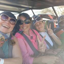 Von re: Javier, Lichi und Nora