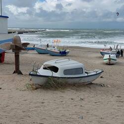 Für Kitesurfer ist das natürlich das ideale Wetter