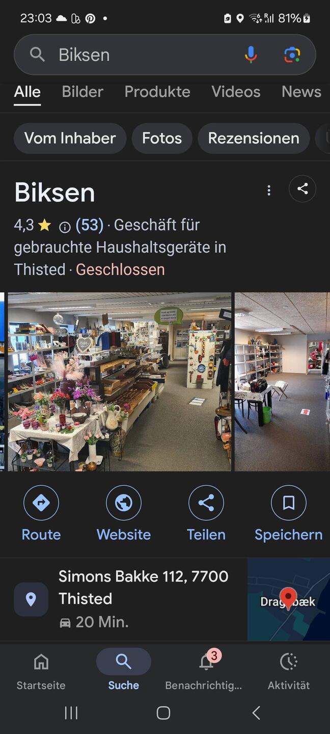 Erst komplette Reizüberflutung, dann aber natürlich doch was gefunden 🙃