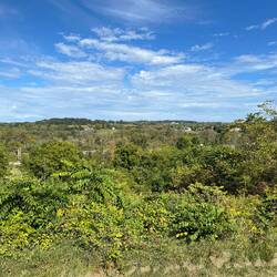 View of the Mohawk Valley from the road up to the Fort Plain Historical Park.