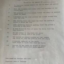 The life and age of woman