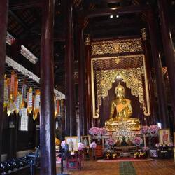 Beautiful teak inside