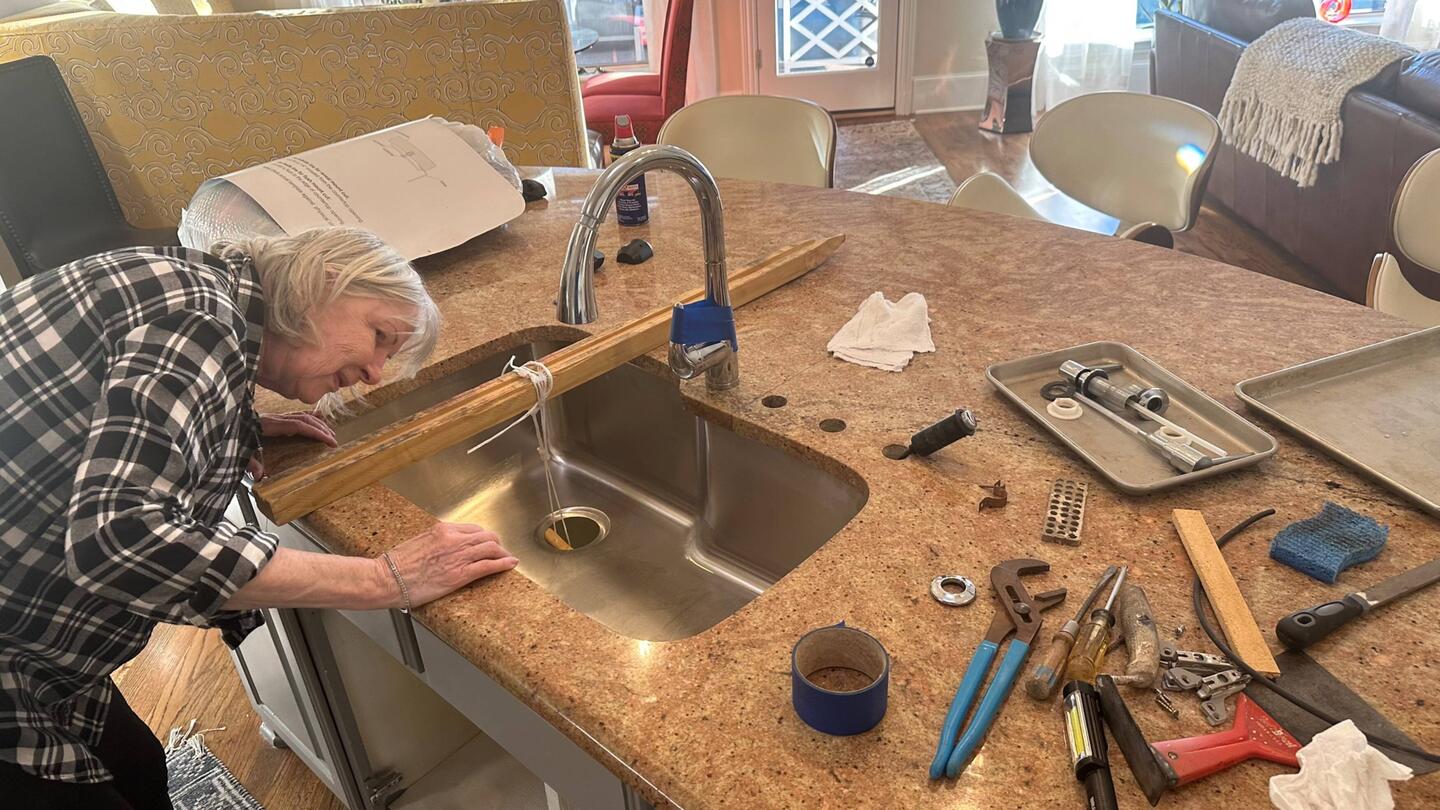 Installing New Kitchen Sink
