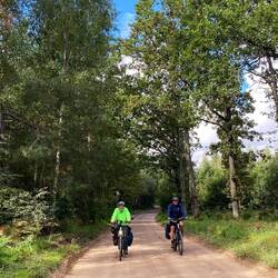 Radeln unter blauen Himmel – das sollte sich bald ändern