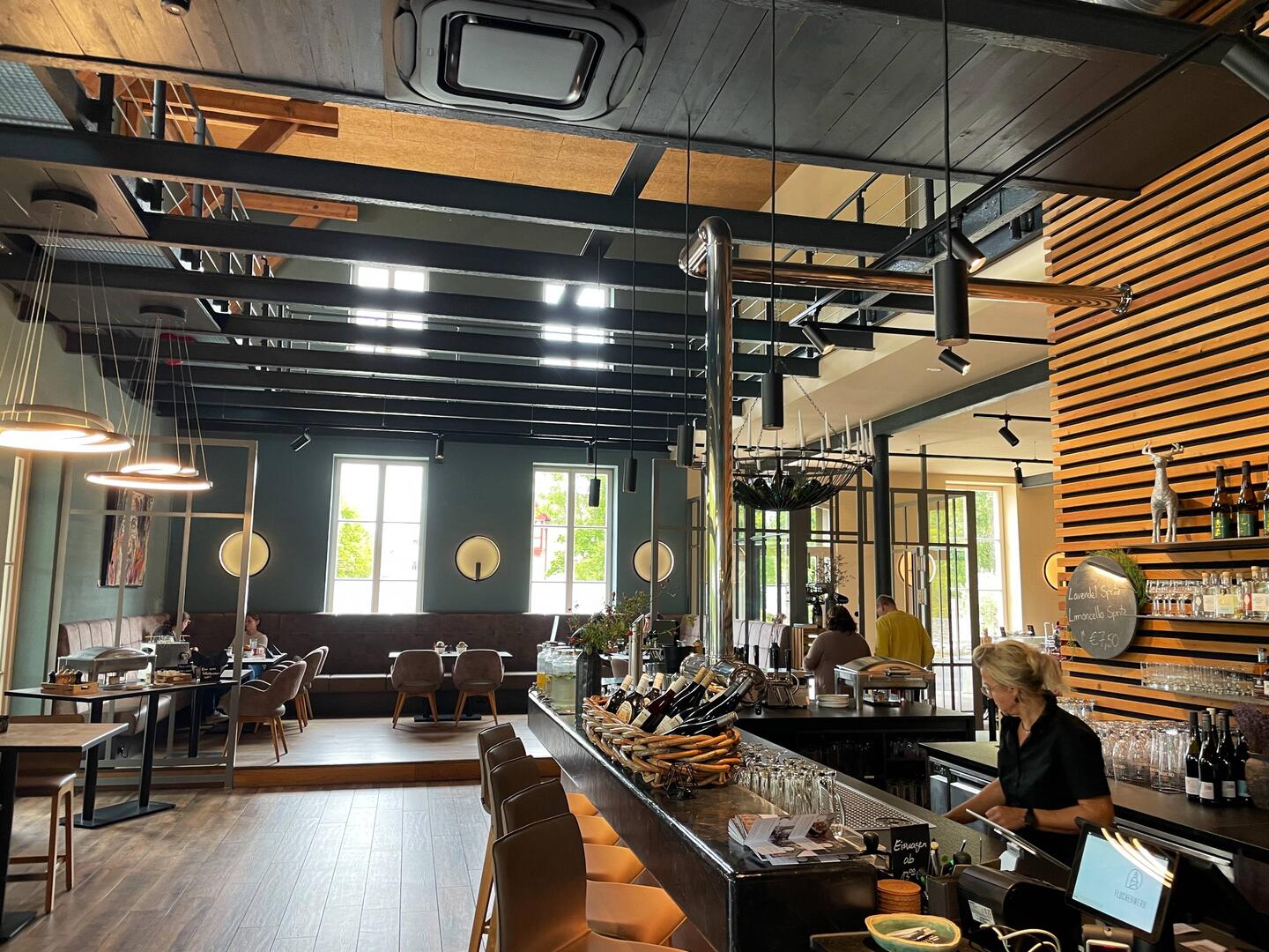 Beim "Flockenwirt" in Ochsenfurt