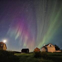 Hier habe ich vor 15 Jahren zuerst Polarlicht fotografiert