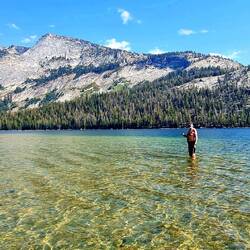 Tenaya Lake mit kühler Badetemperatur