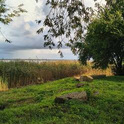 An einer Stichstraße am LiepajaSee, dort übernachten wir