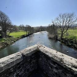 Horsebridge over river Tamar