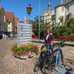 🚲🚲-🅿️ vor dem Schloss in Bad Mergentheim