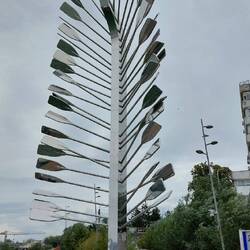Memorial to Ivan Patzaichin (Romanian canoe racing coach and sprint canoeist)