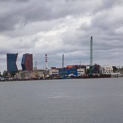 Kleipeda von der Kurischen Nehrung aus