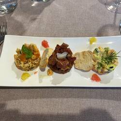 Fish tartare on the menu tonight