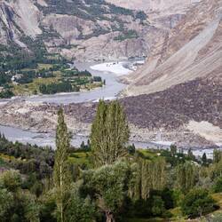 Blick auf das Shyok-Tal