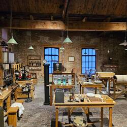 So sah es aus als die Glühbirnen hergestellt wurden