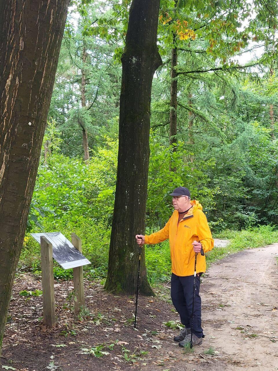 Unsere erste Wanderung hier in Otterlo.