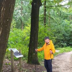 Unsere erste Wanderung hier in Otterlo.