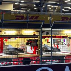 Curfew time. Cars are put to bed