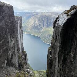 Beautiful views of the fjord