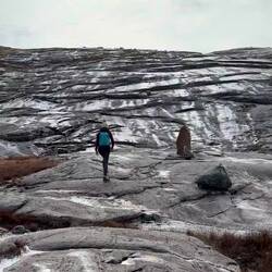 Video of the plateau at the top of the climb