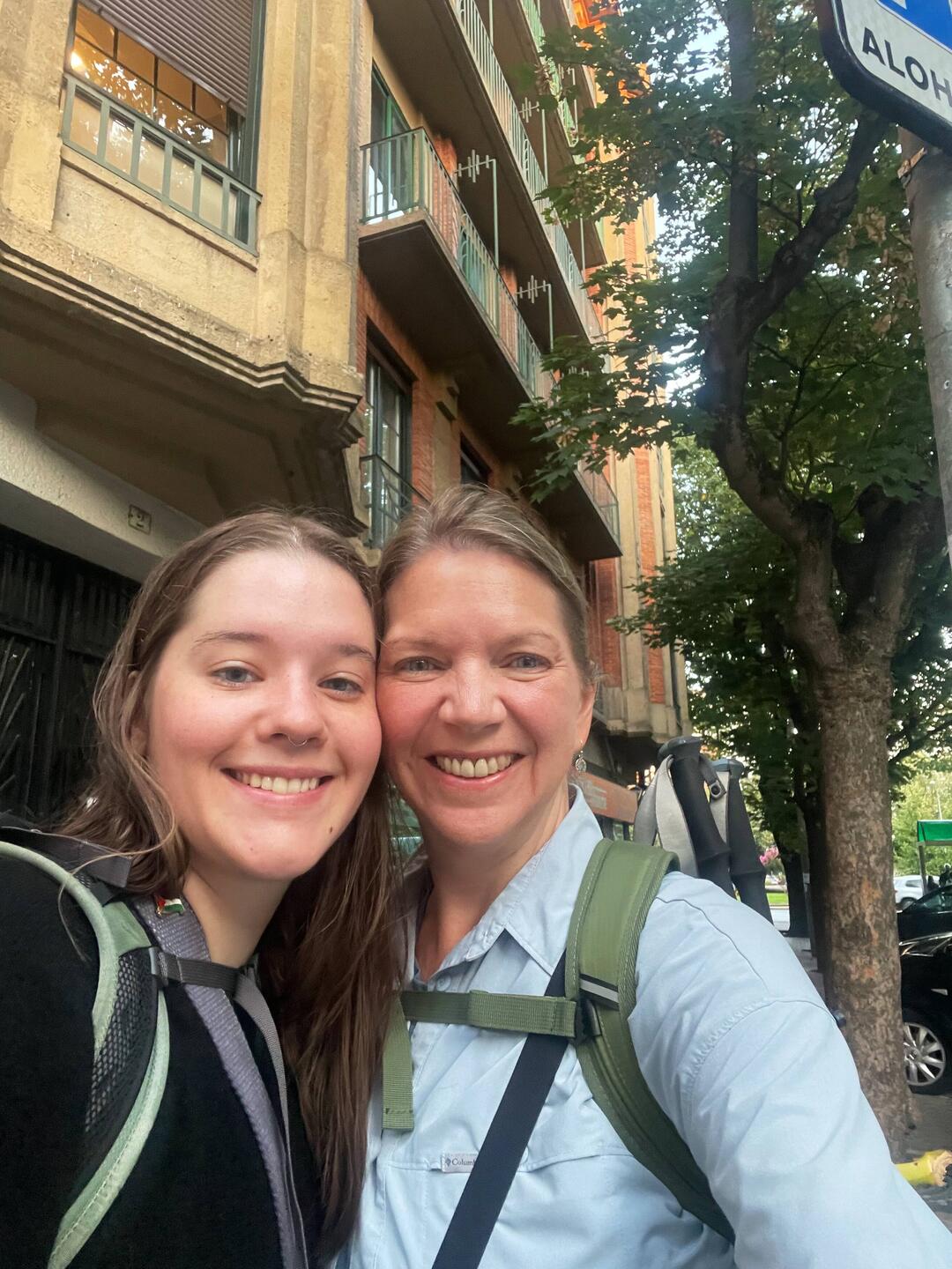 Said goodbye to Grace this morning, then boohoo-ed a bit walking out of Pamplona.