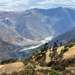 This is the canyon we are trying to descend
