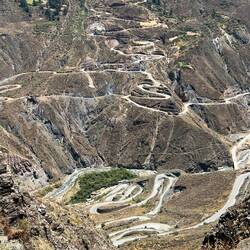 Todays climb and yesterday's descent