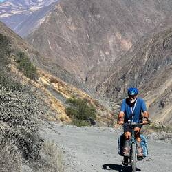 A big landslide completely hides the tarmac
