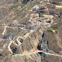 Part of yesterdays descent. Our eagle's nest campsite is bottom left.