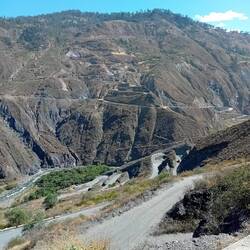 Just completed this very steep and slippery piece of dirt road.