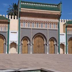 Das Portal für den Palast des Königs.