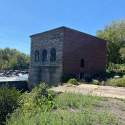 Old power house. Utica Gas and Electric