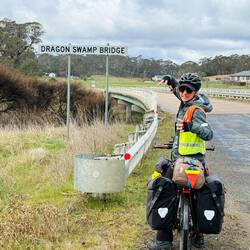 Channelling one's inner dragon.